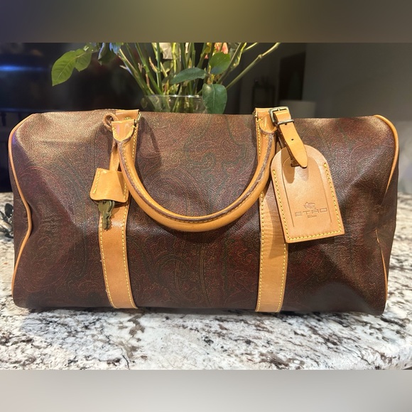 Etro Other - Etro Multicolor Paisley Duffel Bag